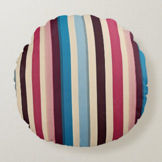 Luxury Abstract Circle Print for Brushed Polyester Round Cushion