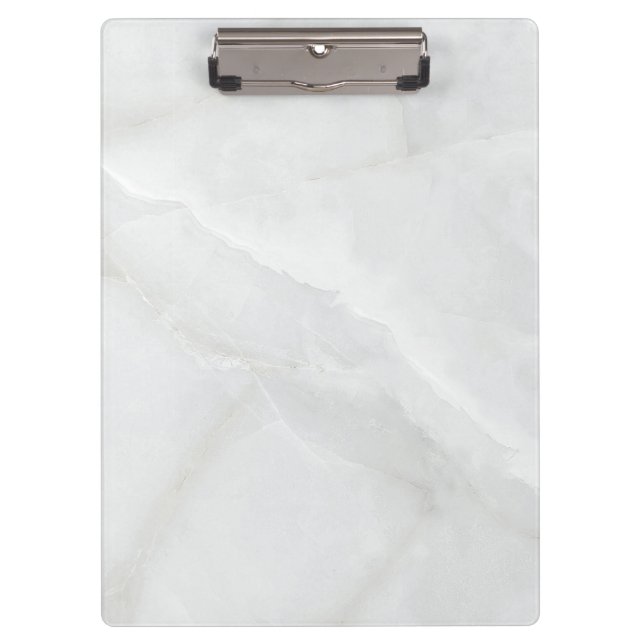 Luxury Abstract Fluid Agate Stone & Crystal Textur Clipboard (Front)