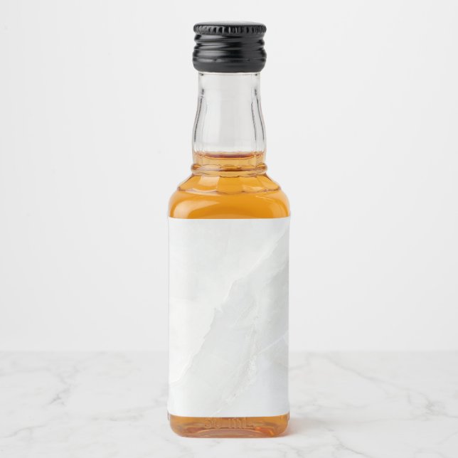 Luxury Abstract Fluid Agate Stone & Crystal Textur Liquor Bottle Label (Front)