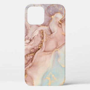Luxury Abstract Fluid Alcohol Ink iPhone 12 Case