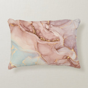Luxury Abstract Fluid Alcohol Ink Decorative Cushion