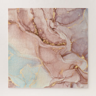 Luxury Abstract Fluid Alcohol Ink Jigsaw Puzzle