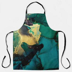 Luxury abstract fluid art painting background alco apron