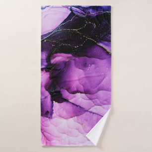 Luxury abstract fluid art painting background alco bath towel