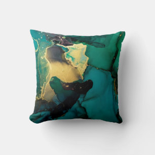 Luxury abstract fluid art painting background alco cushion