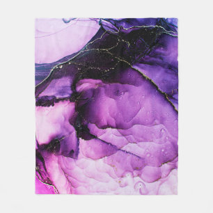 Luxury abstract fluid art painting background alco fleece blanket