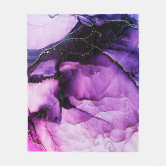 Luxury abstract fluid art painting background alco fleece blanket
