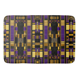 Luxury African Caribbean Heritage Multicolor Bath Mat
