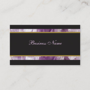 Luxury Amethyst Business Card