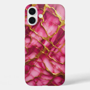 Luxury Amethyst Purple Marble Case - Elegant Rose 