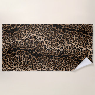 Luxury Animal Print beach Towel
