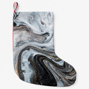 Luxury art in Eastern style. Golden swirl, artisti Small Christmas Stocking