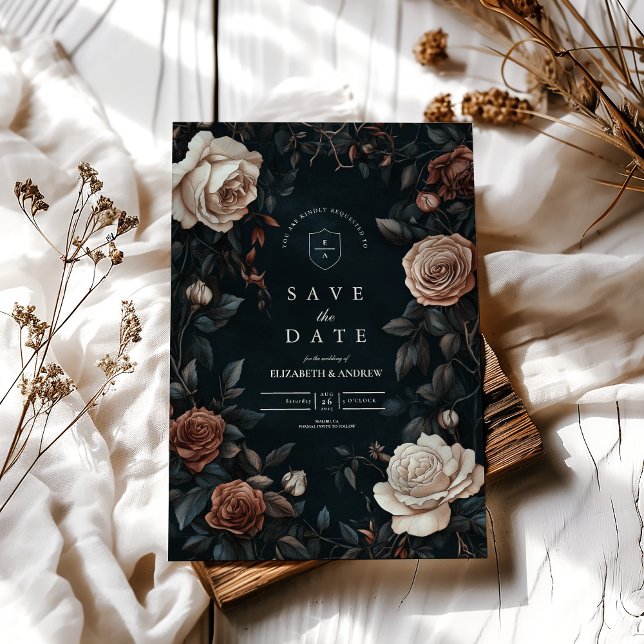 Luxury Art Nouveau Floral Wedding  Save The Date (Creator Uploaded)
