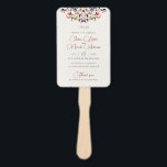 Luxury Artistic Botanical Floral Paisley Wedding Hand Fan<br><div class="desc">Beautiful Invitation to celebrate Special occasions and festivals comes with digital and E-invitation as per your request. We would love to replicate our designs to make multiple products like rsvp cards, labels envelopes, and more. Customisation is available for ready to print on request at info@shamaurcreatif@gmail.com. Look Forward to hearing from...</div>