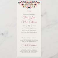 Luxury Artistic Botanical Floral Paisley Wedding