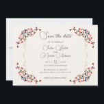 Luxury Artistic Botanical Floral Paisley Wedding Save The Date<br><div class="desc">Beautiful Invitation to celebrate Special occasions and festivals comes with digital and E-invitation as per your request. We would love to replicate our designs to make multiple products like rsvp cards, labels envelopes, and more. Customisation is available for ready to print on request at info@shamaurcreatif@gmail.com. Look Forward to hearing from...</div>