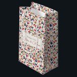 Luxury Artistic Botanical Floral Paisley Wedding Small Gift Bag<br><div class="desc">Beautiful Invitation to celebrate Special occasions and festivals comes with digital and E-invitation as per your request. We would love to replicate our designs to make multiple products like rsvp cards, labels envelopes, and more. Customisation is available for ready to print on request at info@shamaurcreatif@gmail.com. Look Forward to hearing from...</div>