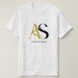 Luxury AS Monogram Logo - Elegant Aldo Sitorus Min T-Shirt