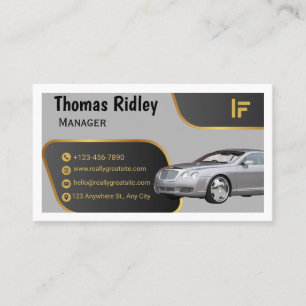 Luxury Automotive Business Card Template   Modern