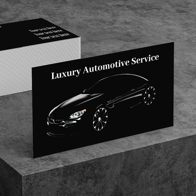 Luxury Automotive Car Services Business Card (Creator Uploaded)