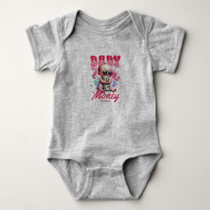 Luxury Baby Money Pink Bear Bodysuit - Hip Hop Roy