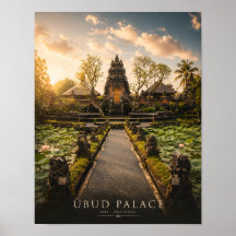 Luxury Bali Ubud Palace Poster