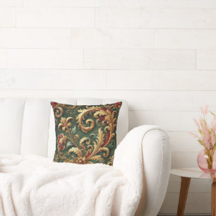 Luxury Baroque Damask Pattern Cushion