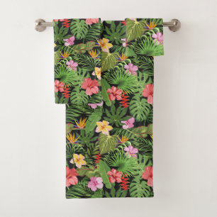 Luxury Bath Towel Set   Pamper Yourself w/ Flowers