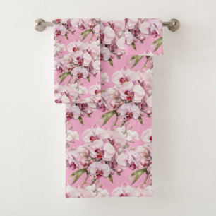 Luxury Bath Towel Set   Pamper Yourself w/ Flowers