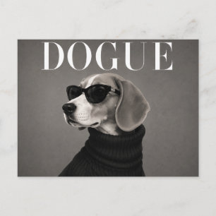 Luxury Beagle Dog Portrait Postcard