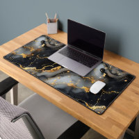 Luxury black and gold marble background