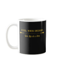Luxury Black Blue Gold Coffee Mug