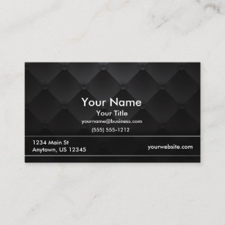 Luxury Black Business Card