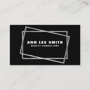 Luxury Black Business Cards - Gold/Silver Foil!