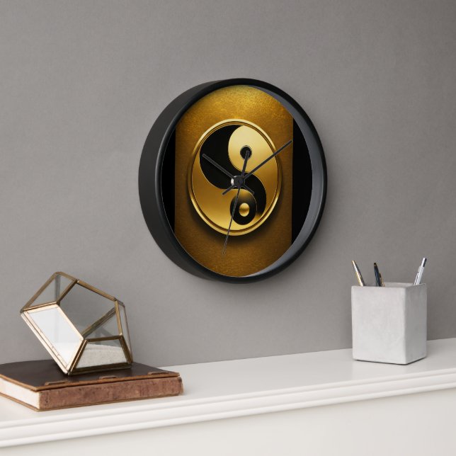 luxury black gold desire clock (Office)