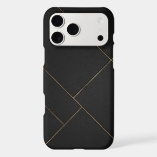 Luxury Black & Gold Geometric Phone Case