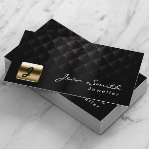 Luxury Black & Gold Jewellery Business Card