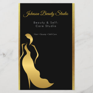 Luxury Black & Gold Minimal Luxury Flyer