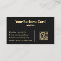 Luxury Black & Gold Minimalist Professional 