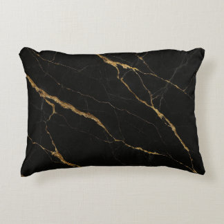 Luxury Black Marble Decorative Cushion