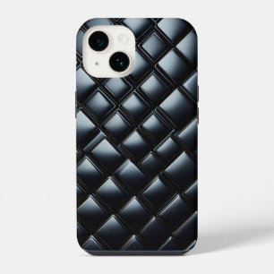 Luxury Black Metallic Diamond Phone Case - Sleek
