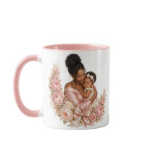 Luxury Black Mother and Child Mothers Day Gift mug