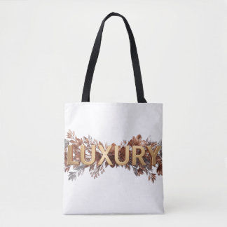 Luxury Bloom – Elegant Floral Tote Bag