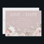 Luxury Blush Floral Botanical Wedding Save The Date<br><div class="desc">Luxury Blush Floral Botanical Wedding Save the Date

See matching collection in Niche and Nest Store</div>