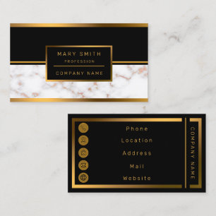 Luxury Blush Glitter Pink White Marble Customise Business Card
