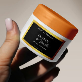 Luxury Body Butter Label Sticker Packaging
