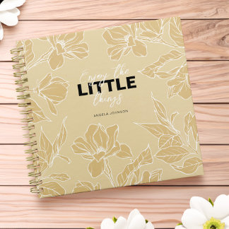 Luxury Boss Lady Light Beige Motivation Notebook