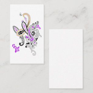 Luxury Botanical Business Card Floral Design