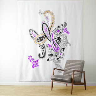 Luxury Botanical Paisley Collection Tapestry