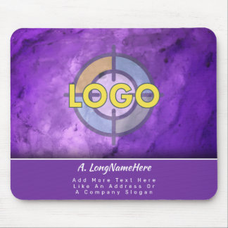Luxury Brand Purple Aubergine Executive Office Mouse Pad